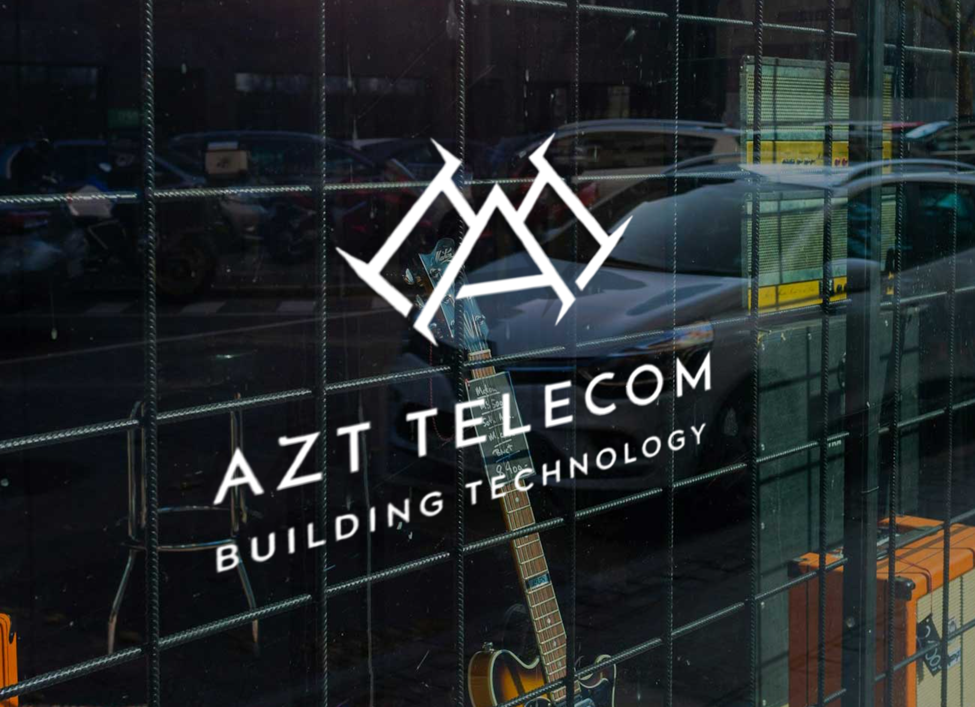 AI Designer-Outdoor glass logo effect mockup